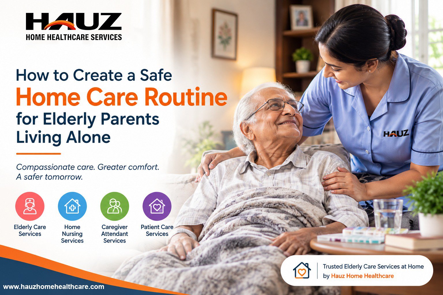 Caring for your loved ones starts at home. ❤️ With compassionate caregivers, skilled nursing, and personalized support, Hauz Home Healthcare brings trusted care right to your doorstep. 🏠💙
📞 Call: +91 98553 09889
🌐 www.hauzhomehealthcare.com

#HauzHomeHealthcare #HomeHealthcare #ElderlyCare #HomeNursing #SeniorCare #CaregiverServices